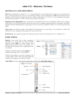 Adobe CS2 &ndash; Illustrator: The Basics