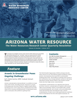 arizona water resource - Water Resources Research Center