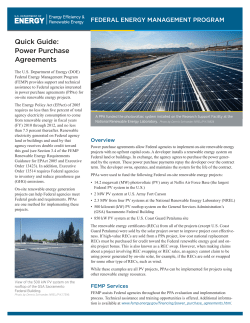 Quick Guide: Power Purchase Agreements