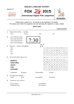 FOX 2015 - foxcompetition.hu