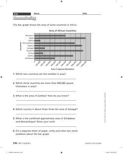 9&ndash;6 This bar graph shows the area of some countries in Africa. 1