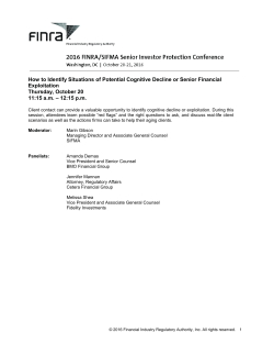 How to Identify Situations of Potential Cognitive Decline or