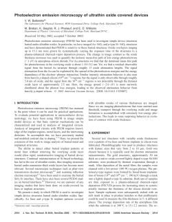 Photoelectron emission microscopy of ultrathin oxide