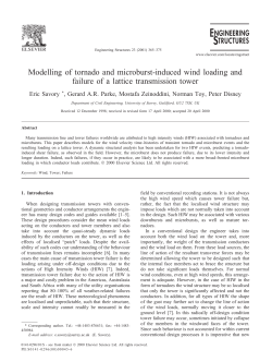 Modelling of tornado and microburst