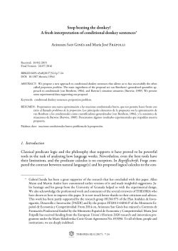 Stop beating the donkey! A fresh interpretation of conditional donkey