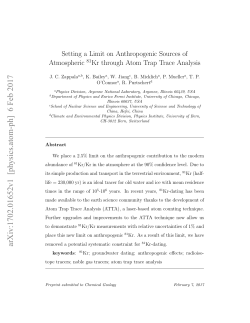 Setting a Limit on Anthropogenic Sources of Atmospheric 81Kr