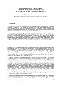 Development and Validation of a Human-Body