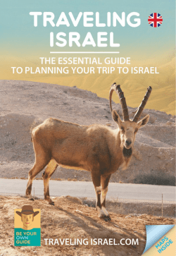 The essential guide to planning your trip to Israel