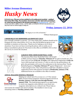 Husky News - Garaway Local Schools