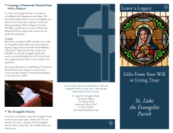 Gifts from Your Will or Living Trust