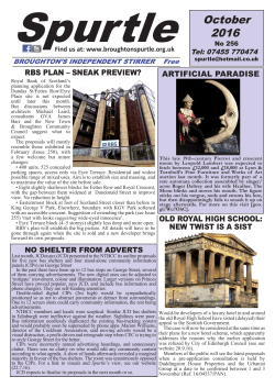 Issue 256 - Broughton Spurtle