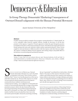 Is Group Therapy Democratic?