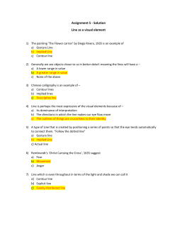Assignment 5 - Solution Line as a visual element