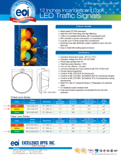 EOI LED Traffic Signal 12" Balls