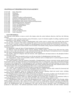 chapter 62-673 phosphogypsum management