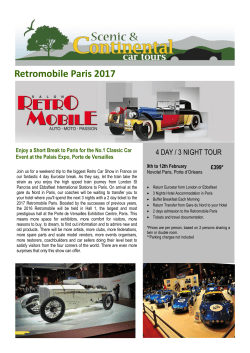 Retromobile Paris 2017