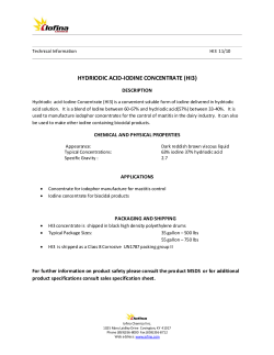 hydriodic acid-iodine concentrate (hi3)