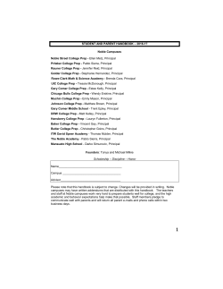 2016-17 Handbook - Chicago Bulls College Prep