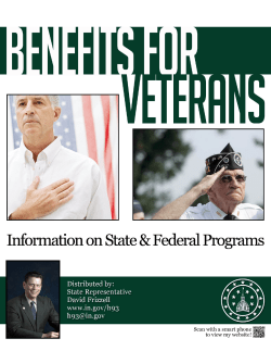 Benefits for Veterans