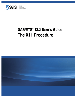 The X11 Procedure