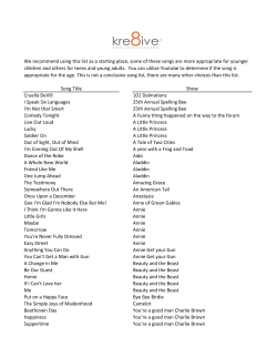 Song List