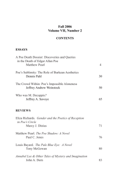 Part One - Matthew Pearl