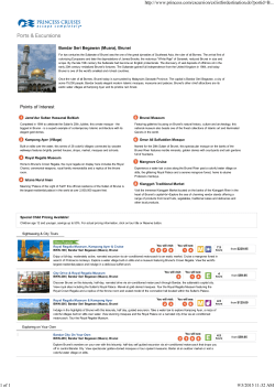 Points of Interest http://www.princess.com/excursion