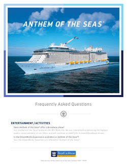 Anthem of the Seas FAQs