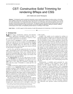 CST: Constructive Solid Trimming for rendering BReps and CSG