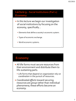 economy - CSUN Moodle