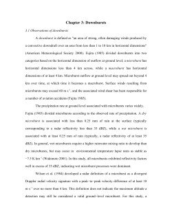 Chapter 3: Downbursts