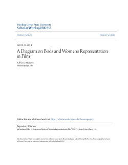 A Diagram on Birds and Women`s Representation in Film
