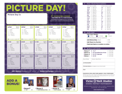 picture day! - Victor O`Neill Studios