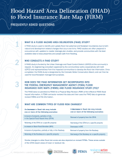 FHAD - Urban Drainage and Flood Control District