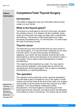 Completion Total Thyroid Surgery GHPI1288_12_14
