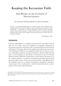 Keeping the Keynesian Faith