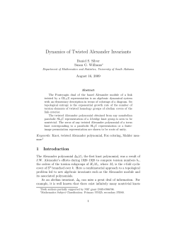 Dynamics of Twisted Alexander Invariants