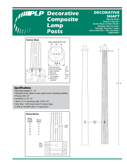 Decorative Composite Lamp Posts