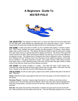 A Beginners Guide To WATER POLO
