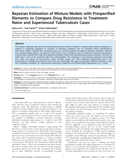 Bayesian Estimation of Mixture Models with Prespecified