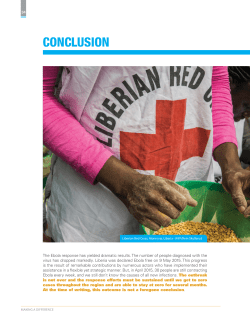 conclUSion - Global Ebola Response