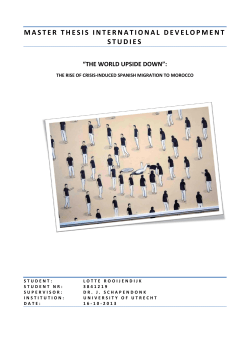 master thesis international development studies