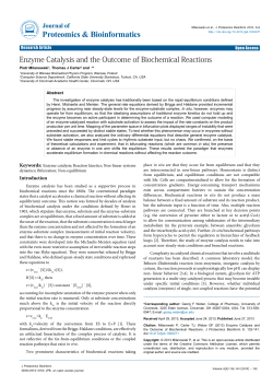 Enzyme Catalysis and the Outcome of Biochemical Reactions