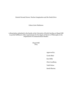Desired Ground Zeroes: Nuclear Imagination and the Death Drive