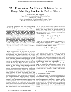 NAF Conversion: An Efficient Solution for the