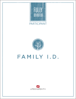 Family Values Worksheet