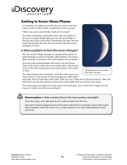 Getting to Know: Moon Phases