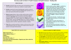Securing C grade and above in English Language and English