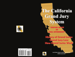The California Grand Jury System