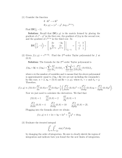 (x2 − y2,2xy, e2x+y). - UCSD Math Department